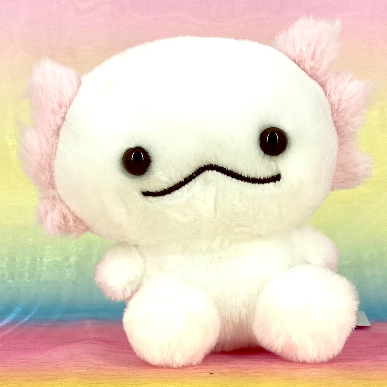 Run Run Wooper the Axolotl - White - Small