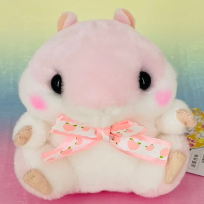 Coroham Coron The Hamster - Raspberry with Raspberry Ribbon - Small