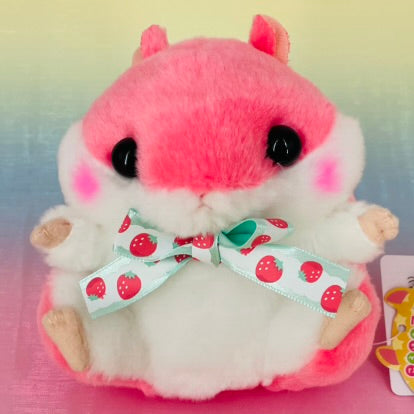 Coroham Coron The Hamster - Strawberry with Strawberry Ribbon - Small