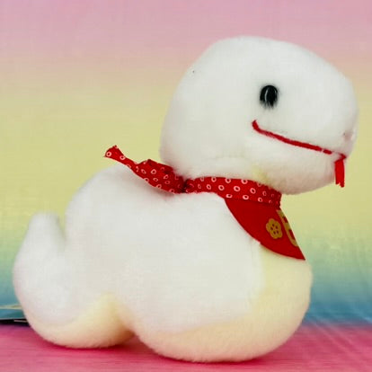 Fukumaneki the Lucky Snake - White - Small