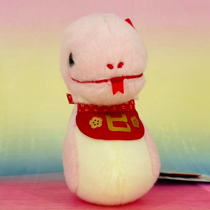 Fukumaneki the Lucky Snake - Pink - Small