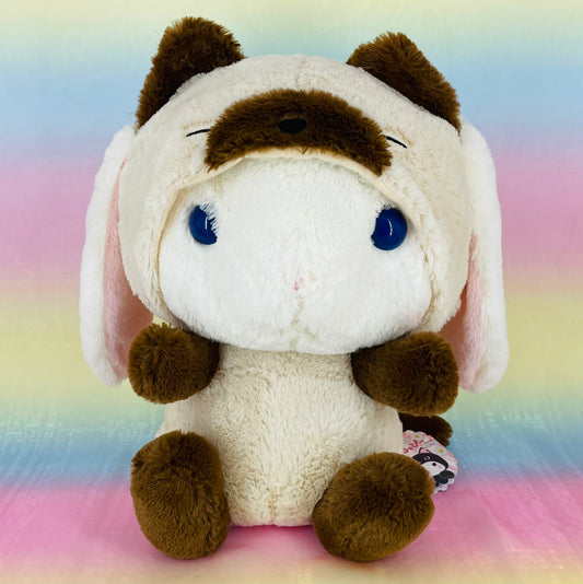 Loppy Yurugurumi The Rabbit - Wearing Fawn Cat Onsie - Large