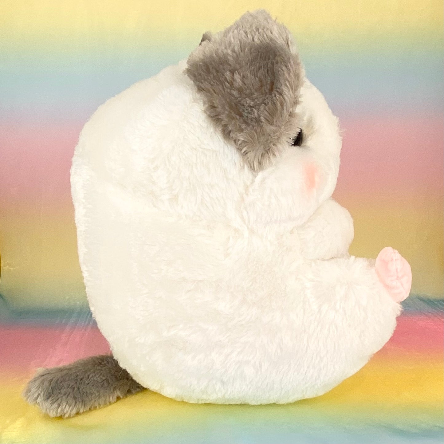 Coron Chira-kun Issho The Chinchilla - White - Large