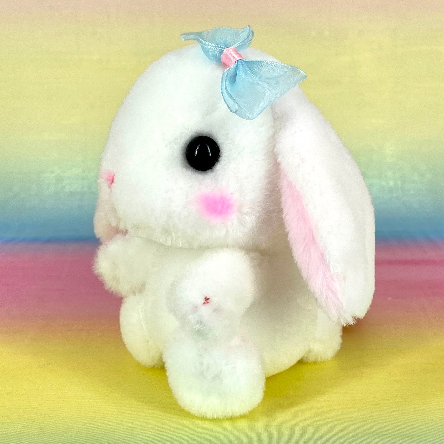 Poteusa Loppy The Rabbit - White with Bow - Small