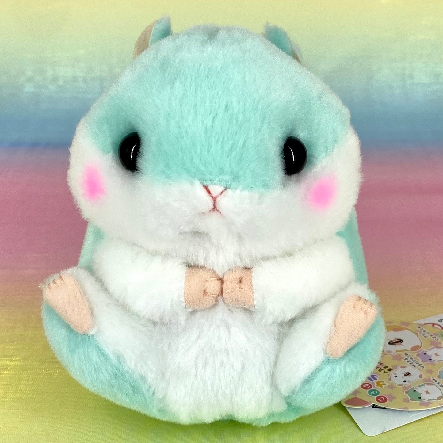 Coroham Coron The Hamster - Turquoise with Rosy Cheeks - Small