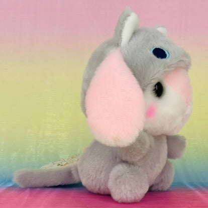 Loppy Yurugurumi The Rabbit - Wearing Grey Cat Onsie - Small