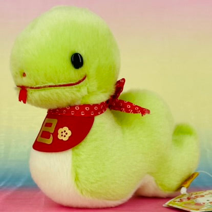 Fukumaneki the Lucky Snake - Green - Small