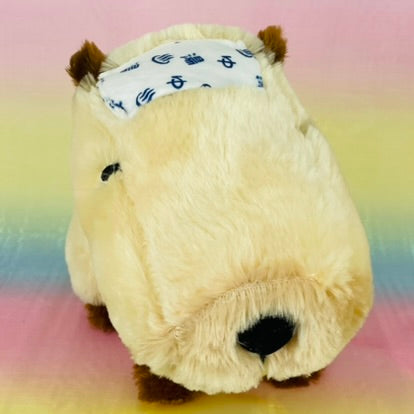 Nohohon Kapibara the Capybara - Fawn with Towel on Head - Medium