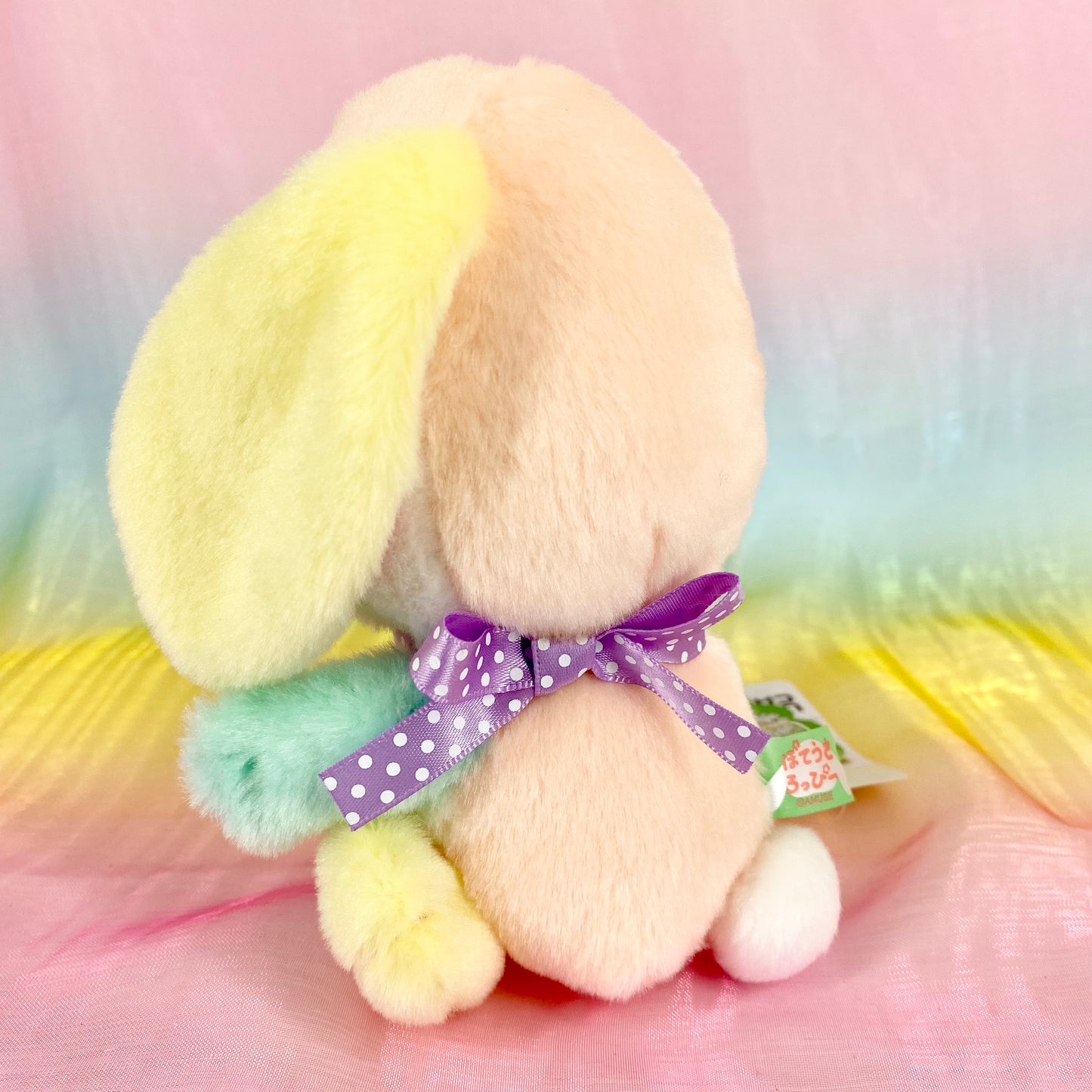 Loppy The Rabbit - Rainbow with Ribbon - Small